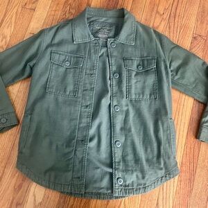 American Eagle Olive Utility Shirt Jacket